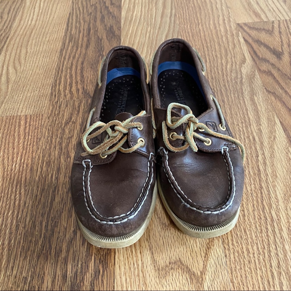 Sperry Topsider Boat Shoes Leather Womens 7